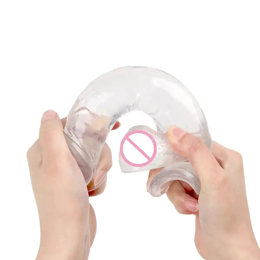 Huge Dildo Erotic Soft Anal Butt Plug Realistic Penis Strong Suction Cup Dick Toy for Adult G-spot Orgasm Sex Toys for Woman by Dropshipman