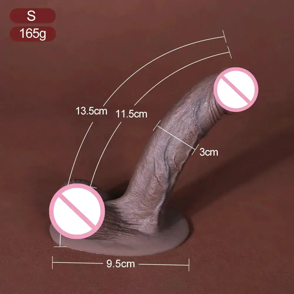 New Model Super Realistic Dildo,Erect Penis,Anal Plug,Real Large Testis,Adults Doods Sex Toy For Women Couple Flirting Sexuales by Dropshipman