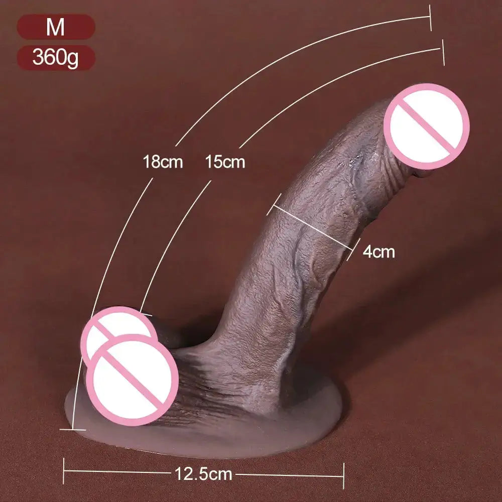 New Model Super Realistic Dildo,Erect Penis,Anal Plug,Real Large Testis,Adults Doods Sex Toy For Women Couple Flirting Sexuales by Dropshipman