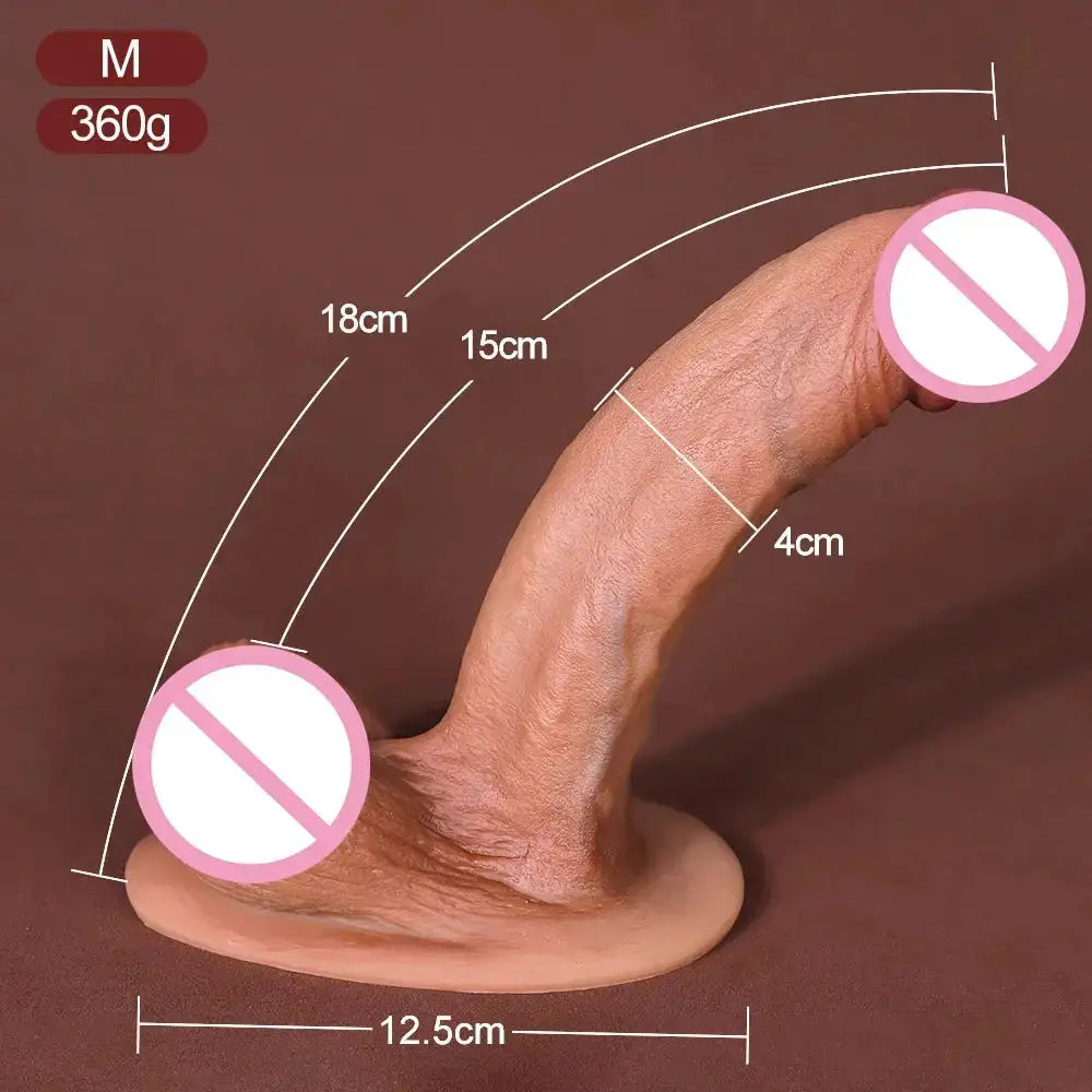 New Model Super Realistic Dildo,Erect Penis,Anal Plug,Real Large Testis,Adults Doods Sex Toy For Women Couple Flirting Sexuales by Dropshipman