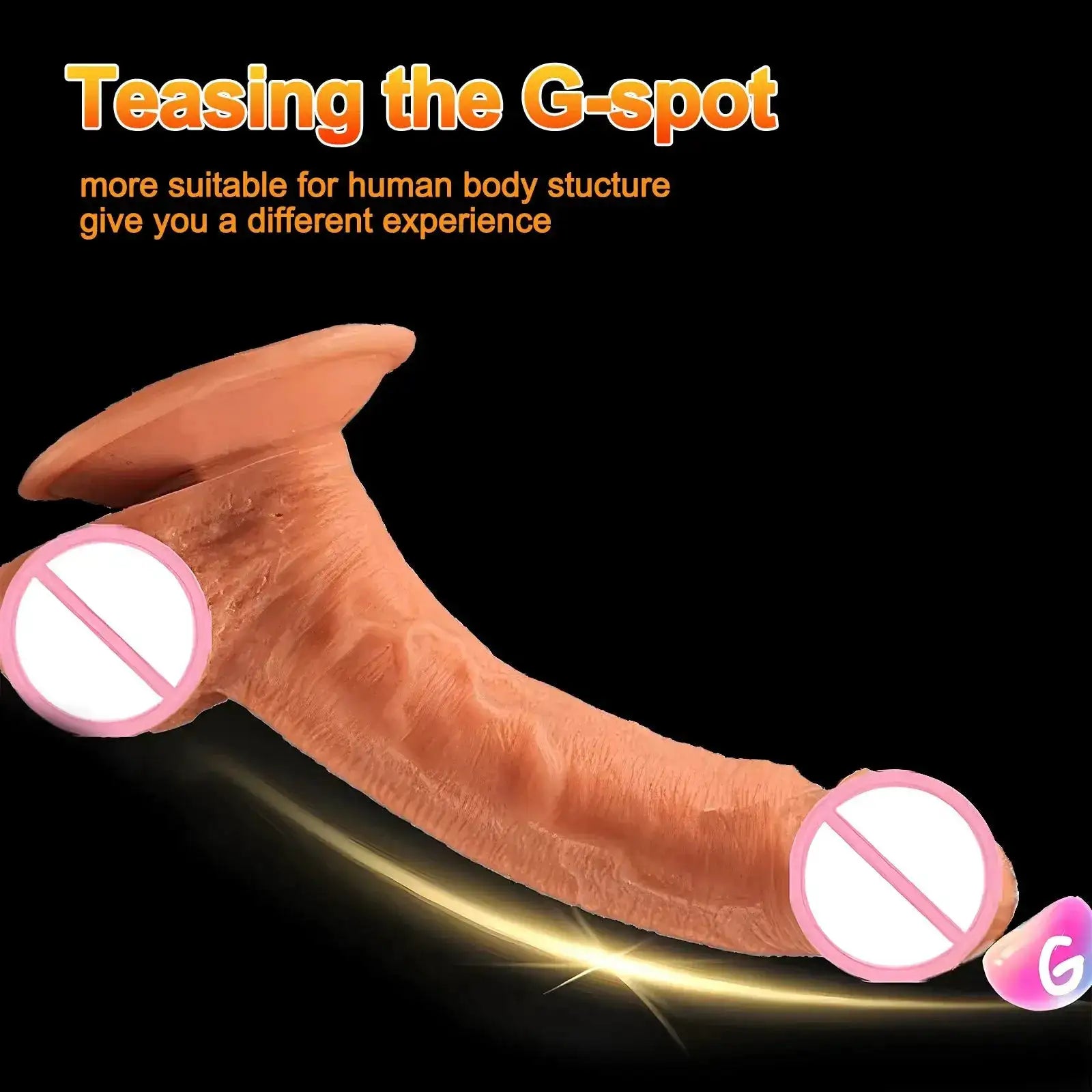 Realistic Water Spray Soft Dildo Anal Sex Toy for Women Adult Gift Silicone Ejaculating Masturbators Penis Big Suction Cup Dick by Dropshipman