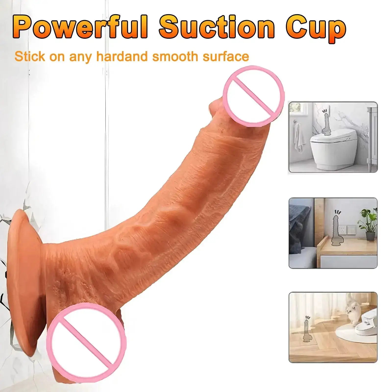 Realistic Water Spray Soft Dildo Anal Sex Toy for Women Adult Gift Silicone Ejaculating Masturbators Penis Big Suction Cup Dick by Dropshipman
