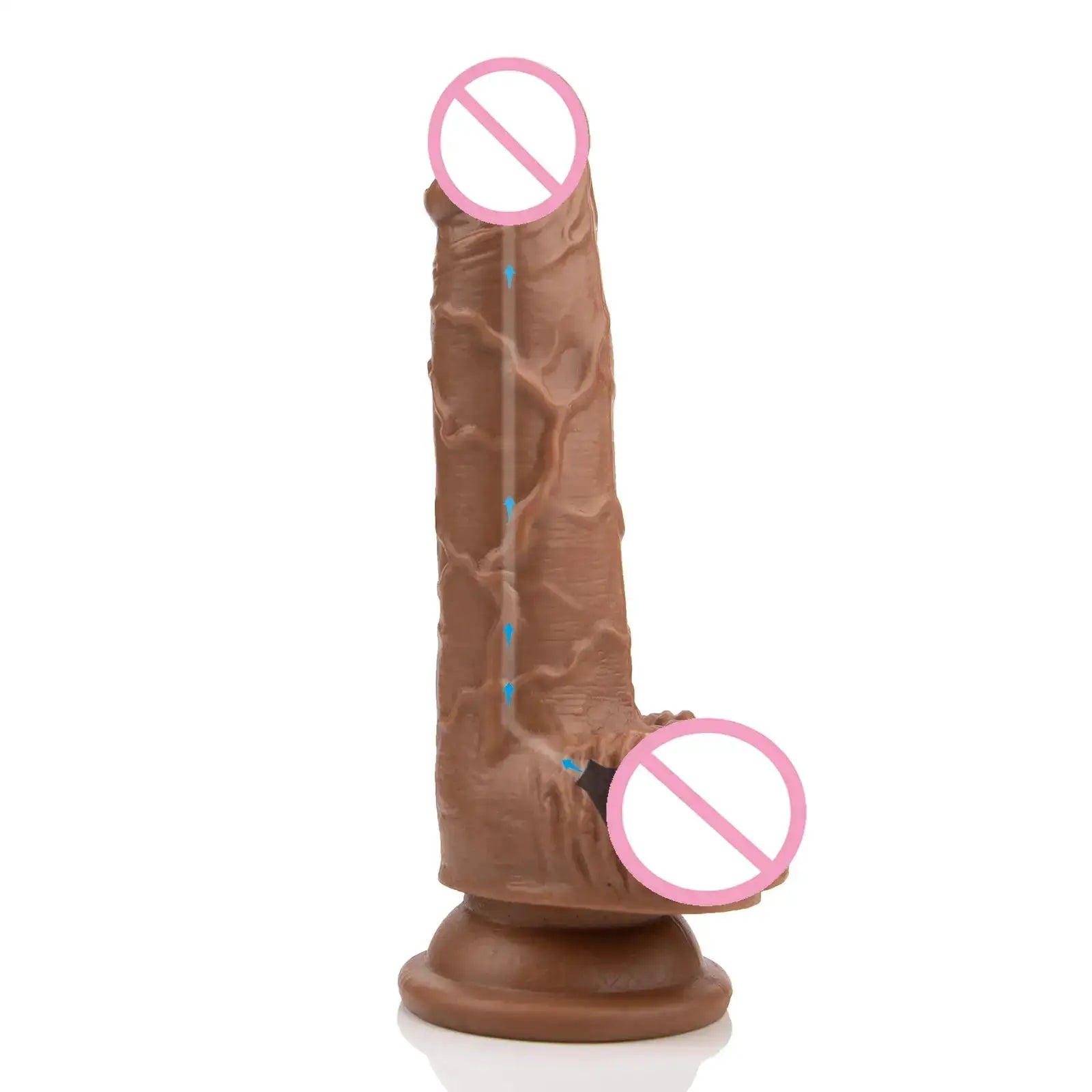 Realistic Water Spray Soft Dildo Anal Sex Toy for Women Adult Gift Silicone Ejaculating Masturbators Penis Big Suction Cup Dick by Dropshipman