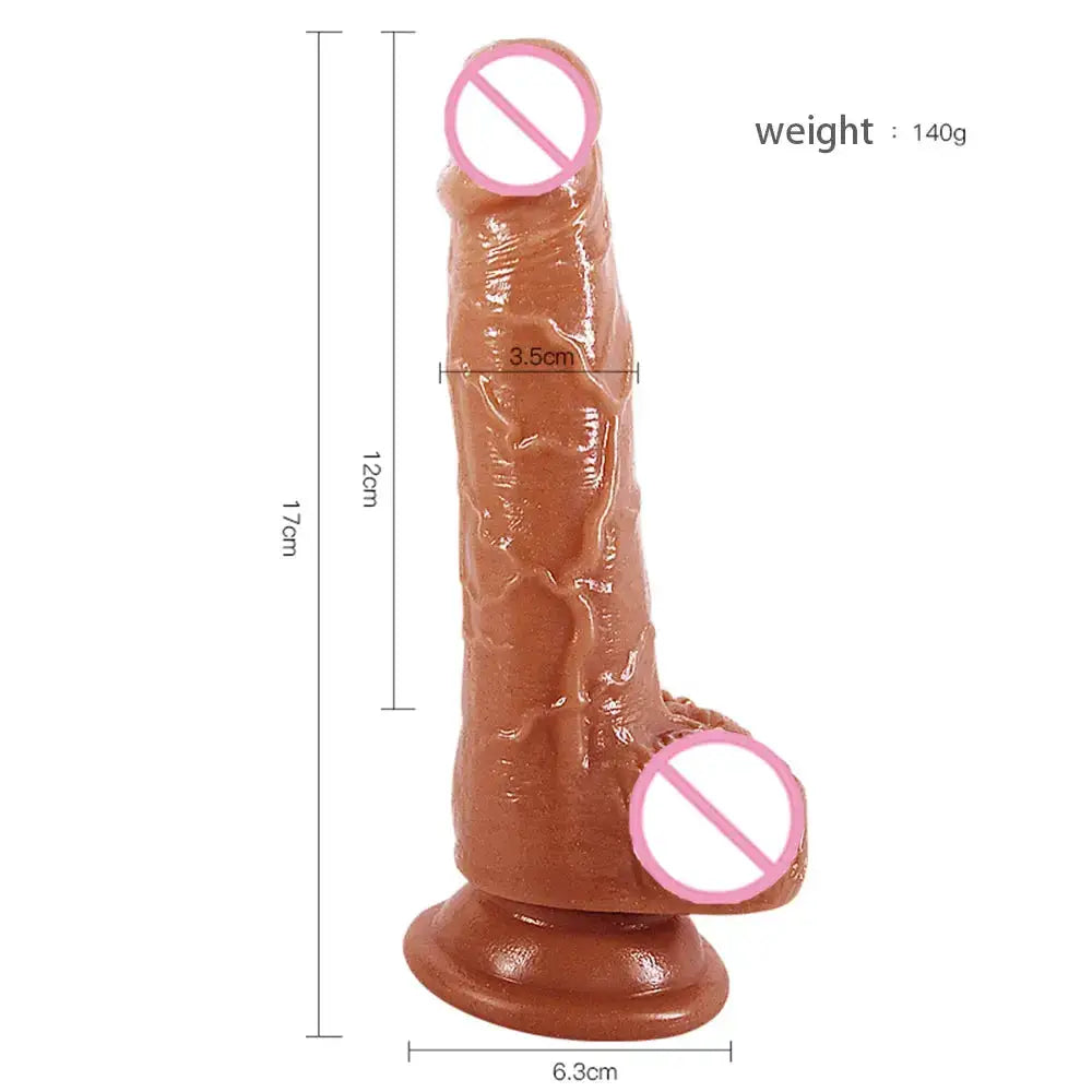 Realistic Water Spray Soft Dildo Anal Sex Toy for Women Adult Gift Silicone Ejaculating Masturbators Penis Big Suction Cup Dick by Dropshipman