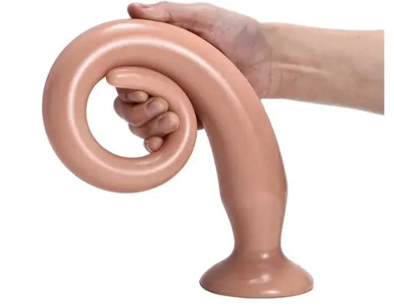 Gold 50cm super long silicone anal dildo and butt plug for adult pleasure, suitable for women, men, and gay partners.