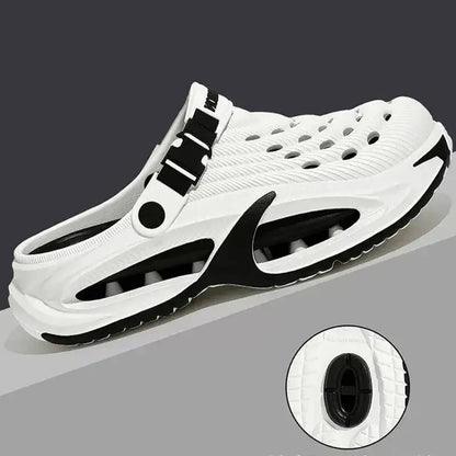 Fashion Hollow Out Thick Bottom Sports Sandals Men Eva Soft Sole Summer Clogs Sandals Men Non Slip Outdoor Driving Beach Sandles by Dropshipman