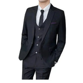 Suit (Blazer+ Vest + Pants) Men&