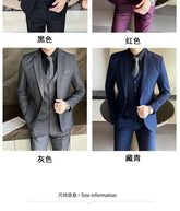 Suit (Blazer+ Vest + Pants) Men&