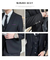 Suit (Blazer+ Vest + Pants) Men&
