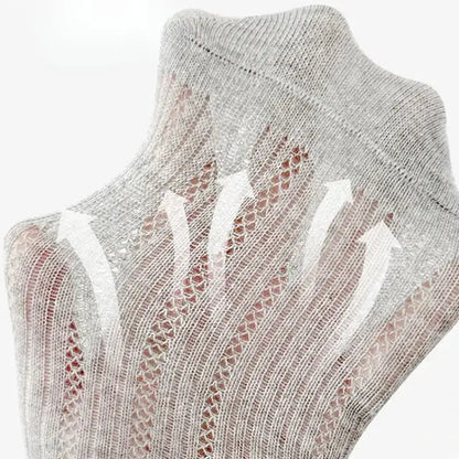 Summer Baby Hollow Out Socks Cute Bow Mesh Cotton Princess Knee High Socks Breathable Thin Non-slip Children Socks 2-12Years by Dropshipman