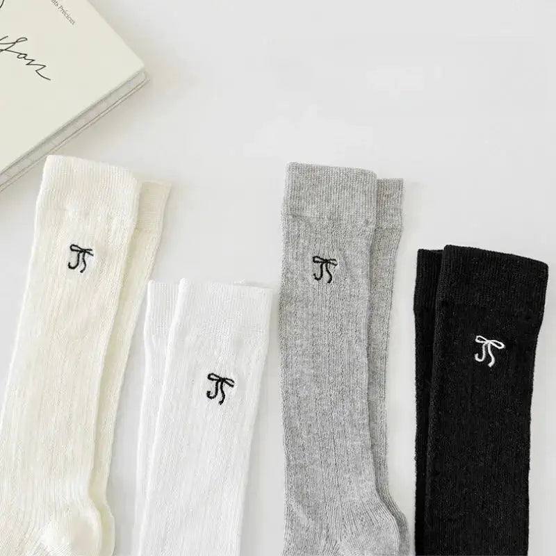Summer Baby Hollow Out Socks Cute Bow Mesh Cotton Princess Knee High Socks Breathable Thin Non-slip Children Socks 2-12Years by Dropshipman