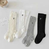 Summer Baby Hollow Out Socks Cute Bow Mesh Cotton Princess Knee High Socks Breathable Thin Non-slip Children Socks 2-12Years SHOPEZRA L.L.C.