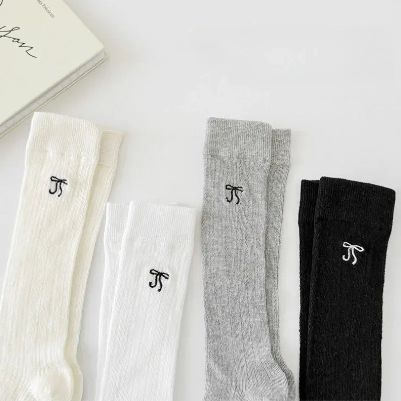 Summer Baby Hollow Out Socks Cute Bow Mesh Cotton Princess Knee High Socks Breathable Thin Non-slip Children Socks 2-12Years SHOPEZRA L.L.C.