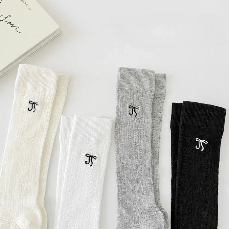 Summer Baby Hollow Out Socks Cute Bow Mesh Cotton Princess Knee High Socks Breathable Thin Non-slip Children Socks 2-12Years SHOPEZRA L.L.C.