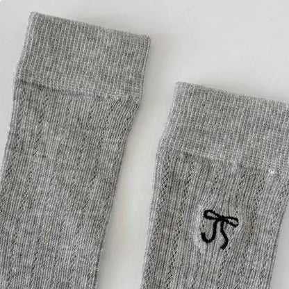 Summer Baby Hollow Out Socks Cute Bow Mesh Cotton Princess Knee High Socks Breathable Thin Non-slip Children Socks 2-12Years by Dropshipman
