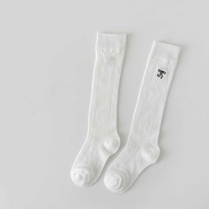 Summer Baby Hollow Out Socks Cute Bow Mesh Cotton Princess Knee High Socks Breathable Thin Non-slip Children Socks 2-12Years SHOPEZRA L.L.C.