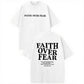 BANGELY Faith Over Fear Shirt Men Graphic Shirts Oversized Workout Gym Jesus Christian Religious Tees Fashion Short Sleeve Tops SHOPEZRA L.L.C.