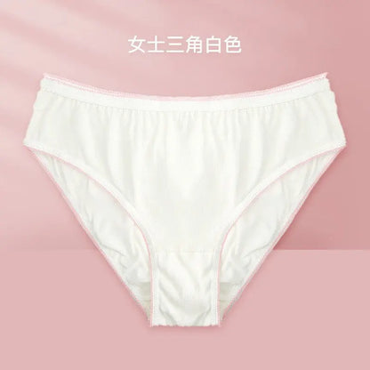 Reine Baumwolle Einwegunterwäsche Damen hoher Bund schwangere Frauen Sterilisation Reise Hotel tragbare waschfreie Tageshose Herren Boxerhose Großhandel