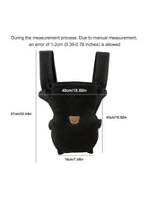 1-Piece Ergonomic Multifunctional Baby Carrier - 4-in-1 Portable Baby Travel Gear, with Adjustable and Comfortable Front and Back Straps, the Perfect Baby Shower Gift for Your Baby. SHOPEZRA L.L.C.