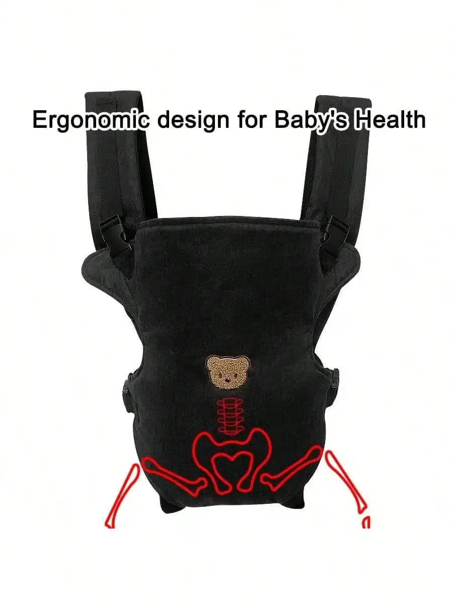 1-Piece Ergonomic Multifunctional Baby Carrier - 4-in-1 Portable Baby Travel Gear, with Adjustable and Comfortable Front and Back Straps, the Perfect Baby Shower Gift for Your Baby. SHOPEZRA L.L.C.