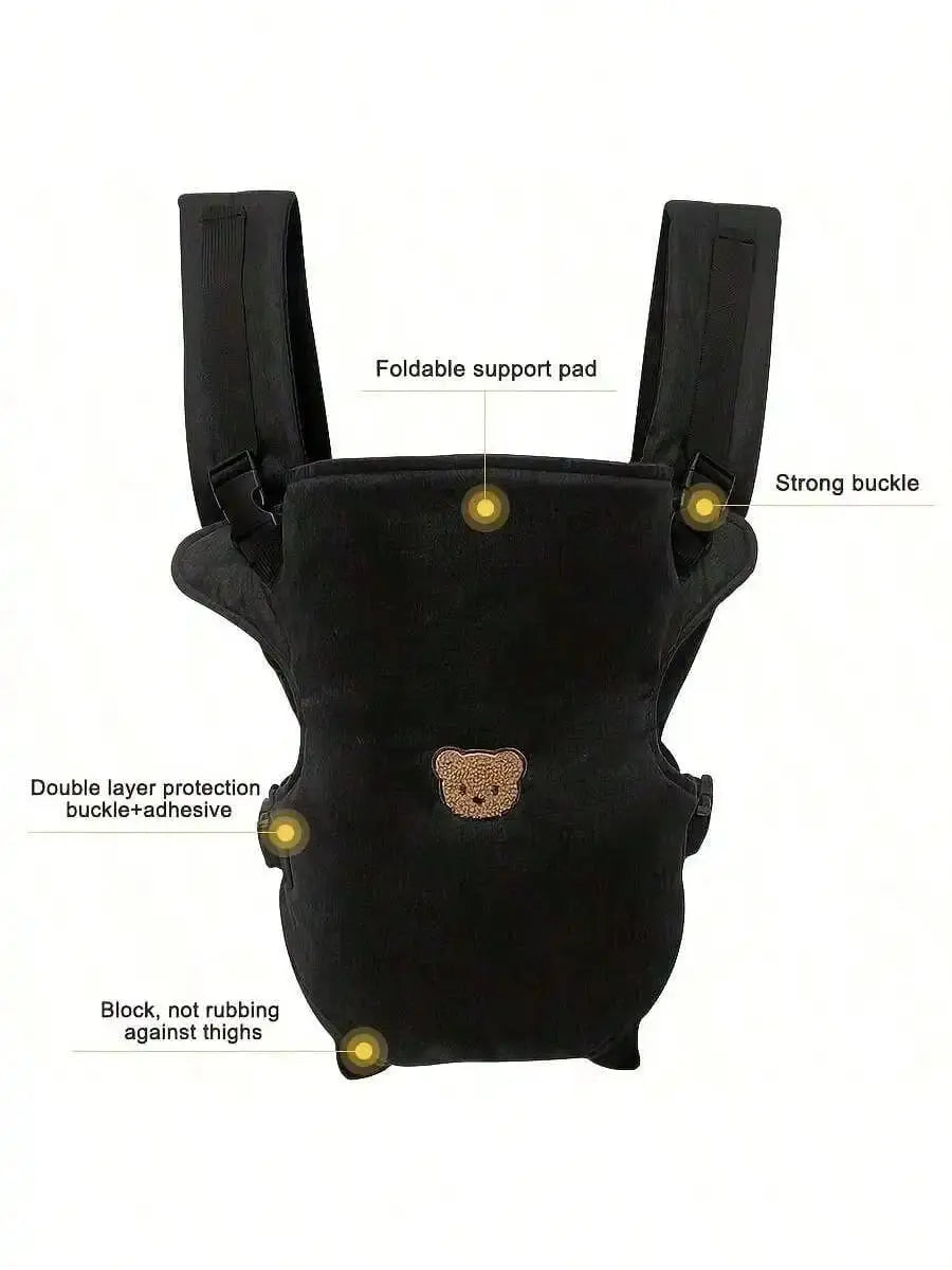 1-Piece Ergonomic Multifunctional Baby Carrier - 4-in-1 Portable Baby Travel Gear, with Adjustable and Comfortable Front and Back Straps, the Perfect Baby Shower Gift for Your Baby. SHOPEZRA L.L.C.