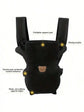 1-Piece Ergonomic Multifunctional Baby Carrier - 4-in-1 Portable Baby Travel Gear, with Adjustable and Comfortable Front and Back Straps, the Perfect Baby Shower Gift for Your Baby. SHOPEZRA L.L.C.