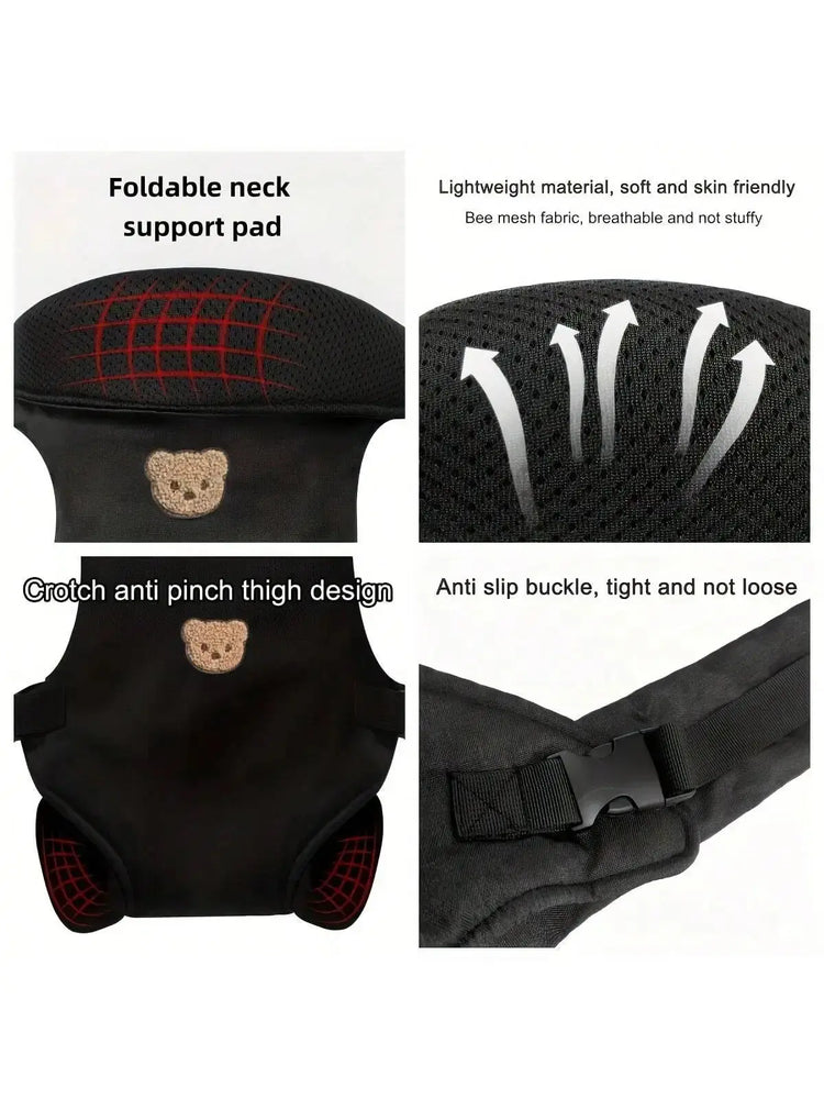 1-Piece Ergonomic Multifunctional Baby Carrier - 4-in-1 Portable Baby Travel Gear, with Adjustable and Comfortable Front and Back Straps, the Perfect Baby Shower Gift for Your Baby. SHOPEZRA L.L.C.