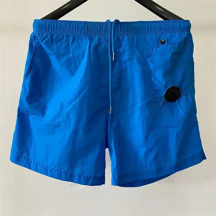 Top quality luxury knee-length  summer youth leisure sports nylon shorts loose men&