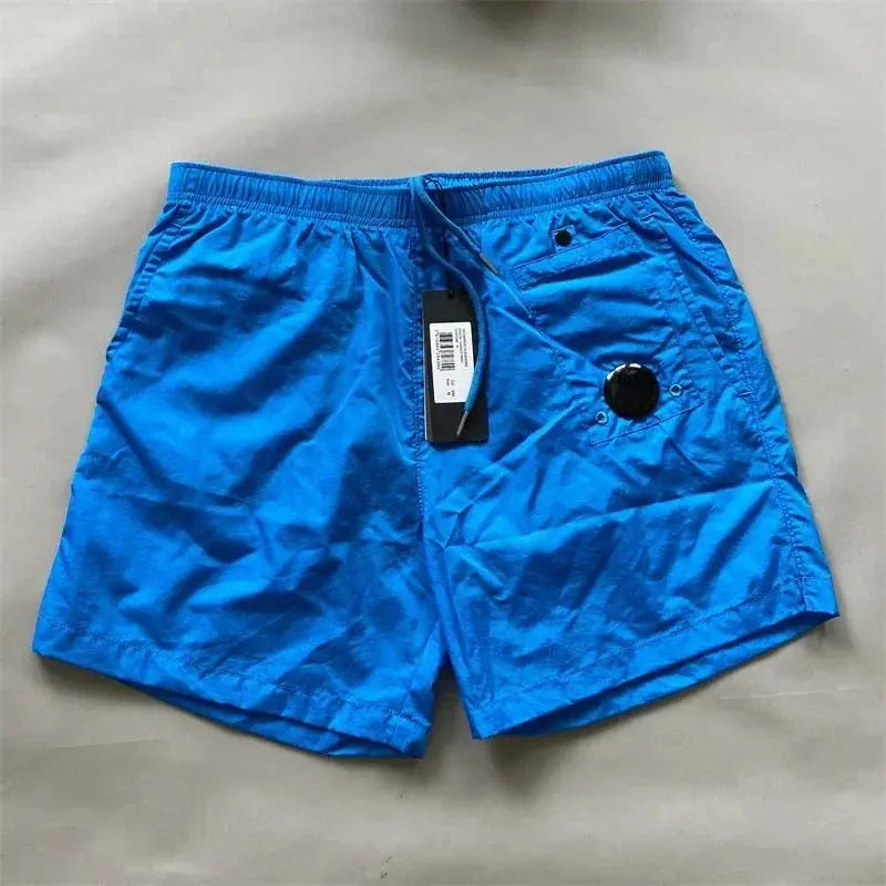Top quality luxury knee-length  summer youth leisure sports nylon shorts loose men&
