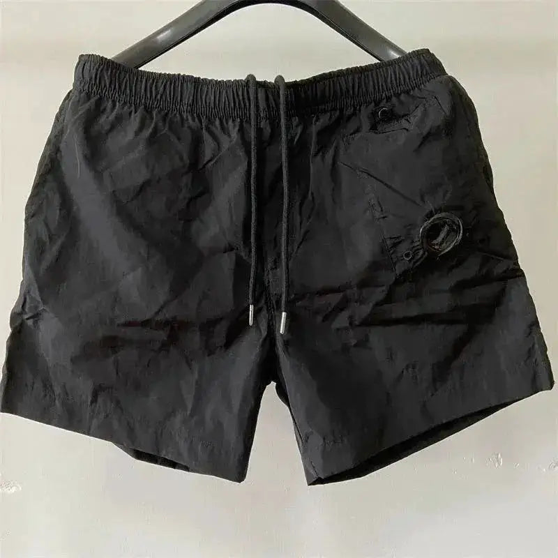 Top quality luxury knee-length summer youth leisure sports nylon shorts loose men&