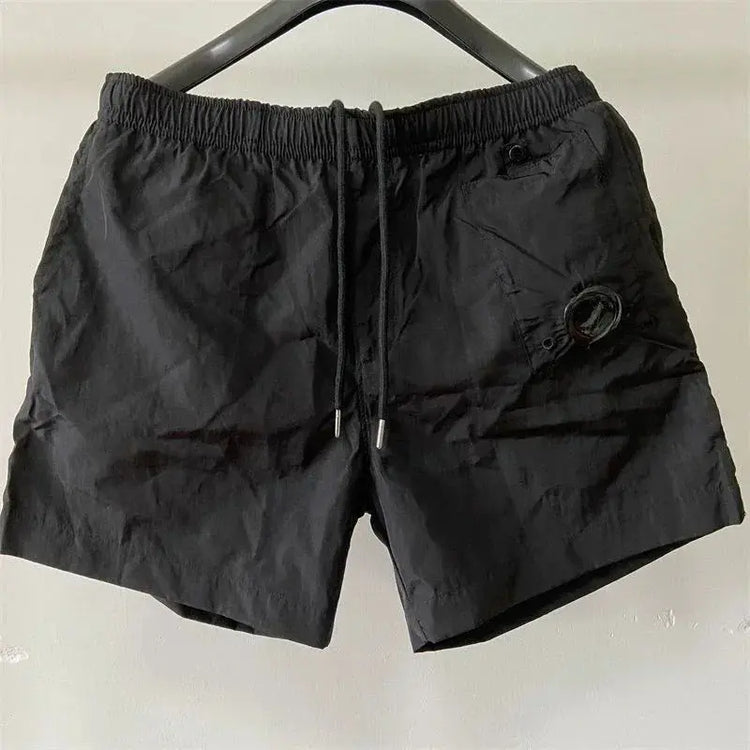 Top quality luxury knee-length  summer youth leisure sports nylon shorts loose men&