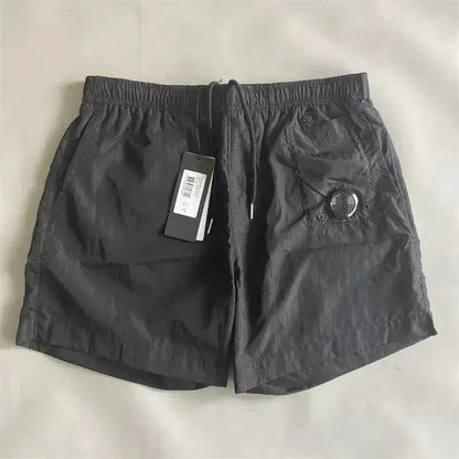 Top quality luxury knee-length summer youth leisure sports nylon shorts loose men&