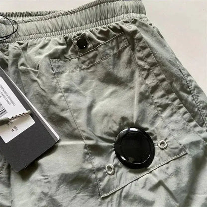 Top quality luxury knee-length summer youth leisure sports nylon shorts loose men&
