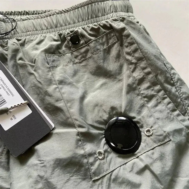 Top quality luxury knee-length  summer youth leisure sports nylon shorts loose men&