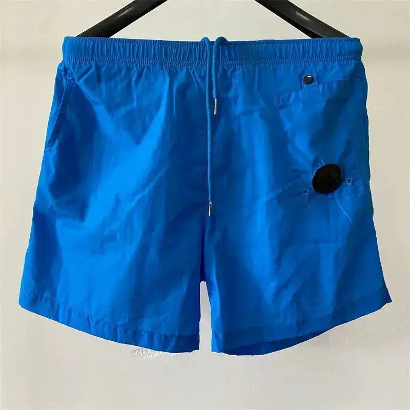 Top quality luxury knee-length summer youth leisure sports nylon shorts loose men&