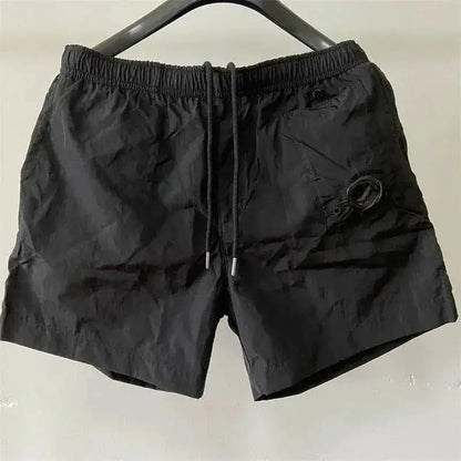 Top quality luxury knee-length summer youth leisure sports nylon shorts loose men&