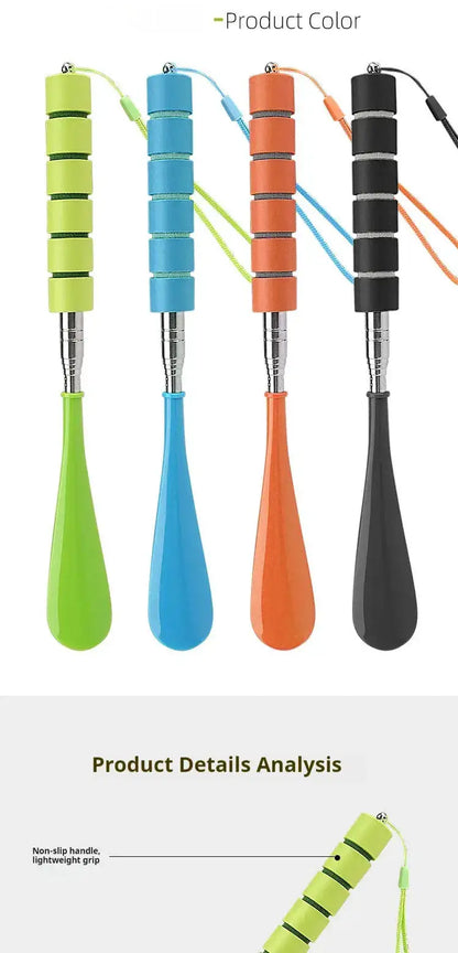 1Pcs/2Pcs New Stretchable Long Shoe Horns 30cm-71cm Metal Shoehorn Pregnant Woman Elderly Shoe Spoon Household Shoe Spatula by Dropshipman