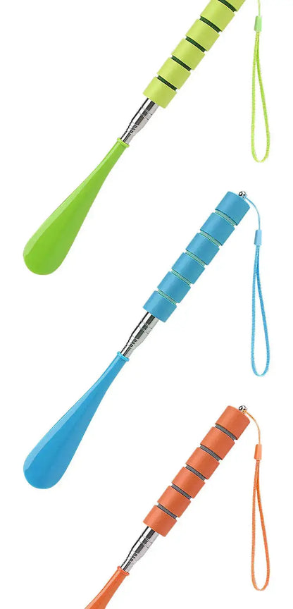 1Pcs/2Pcs New Stretchable Long Shoe Horns 30cm-71cm Metal Shoehorn Pregnant Woman Elderly Shoe Spoon Household Shoe Spatula by Dropshipman