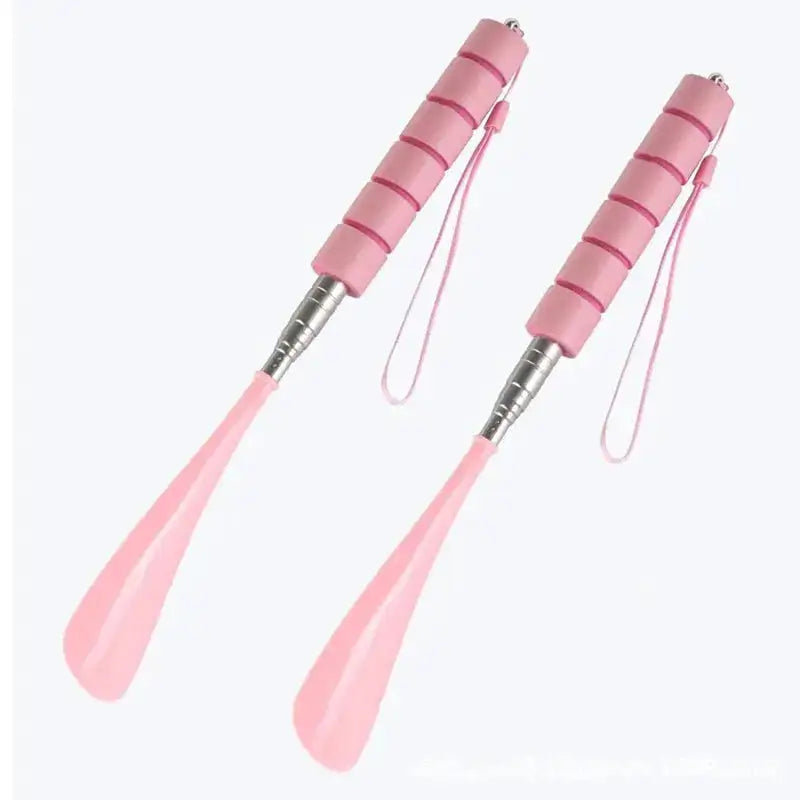 1Pcs/2Pcs New Stretchable Long Shoe Horns 30cm-71cm Metal Shoehorn Pregnant Woman Elderly Shoe Spoon Household Shoe Spatula by Dropshipman