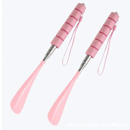 1Pcs/2Pcs New Stretchable Long Shoe Horns 30cm-71cm Metal Shoehorn Pregnant Woman Elderly Shoe Spoon Household Shoe Spatula by Dropshipman
