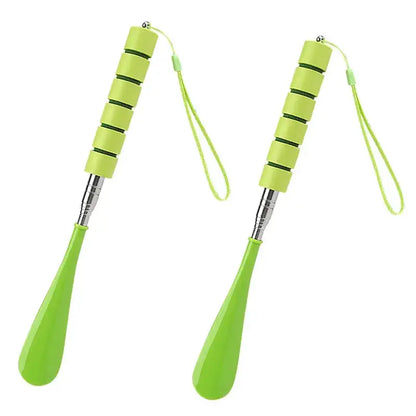 1Pcs/2Pcs New Stretchable Long Shoe Horns 30cm-71cm Metal Shoehorn Pregnant Woman Elderly Shoe Spoon Household Shoe Spatula by Dropshipman