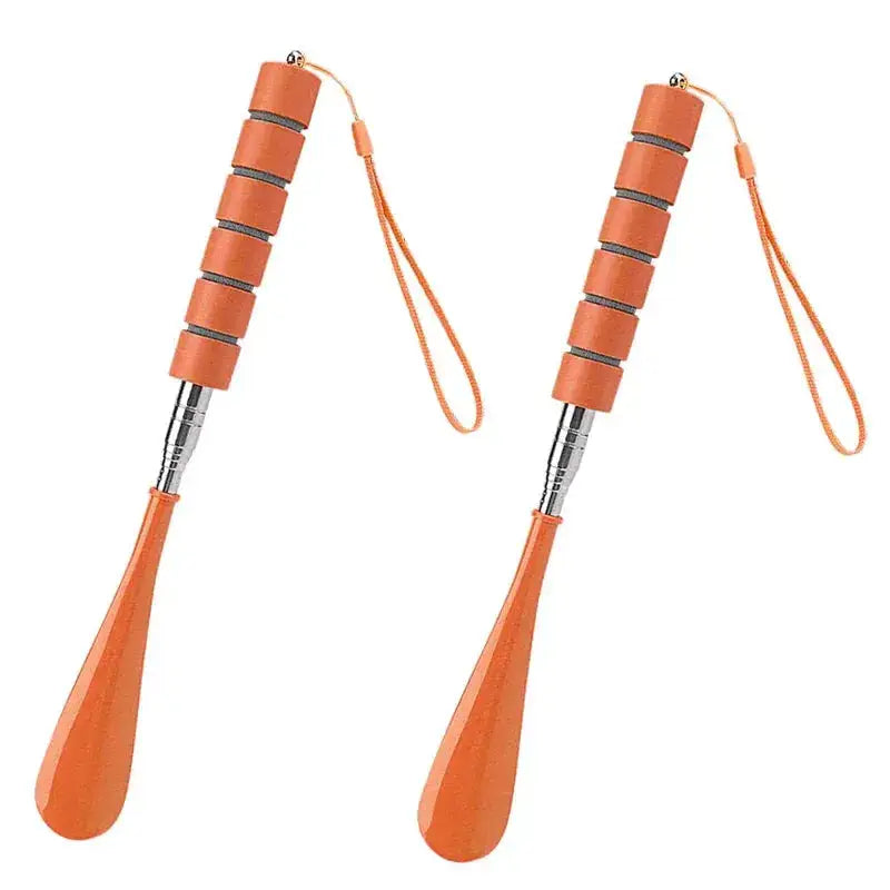 1Pcs/2Pcs New Stretchable Long Shoe Horns 30cm-71cm Metal Shoehorn Pregnant Woman Elderly Shoe Spoon Household Shoe Spatula by Dropshipman