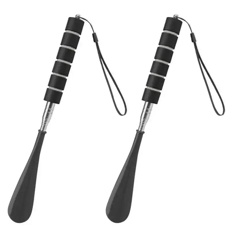 1Pcs/2Pcs New Stretchable Long Shoe Horns 30cm-71cm Metal Shoehorn Pregnant Woman Elderly Shoe Spoon Household Shoe Spatula by Dropshipman