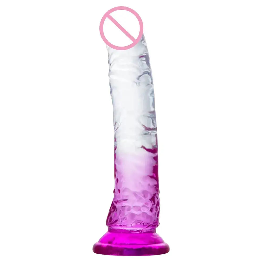 Green 22cm realistic dildo with powerful suction cup, designed for adult masturbation, couples’ pleasure, and erotic sex play.