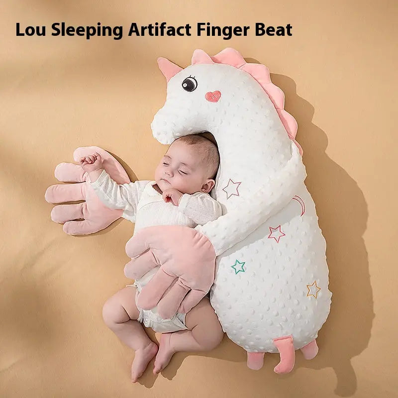 adorable baby pillow for infants with soft PP cotton and charming animal design.