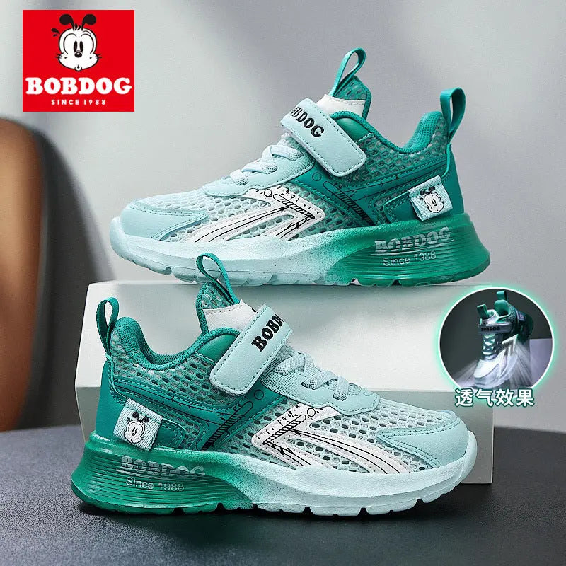 Shopezra L.L.C. boys' Babu Bean summer sneakers with breathable mesh, hollow design, size 26, inner length 16.5cm, kids' shoes