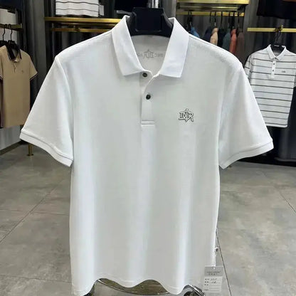 100% cotton high-end breathable short sleeve POLO shirt men 2024summer luxury brand embroidery Paul T-shirt fashion men&