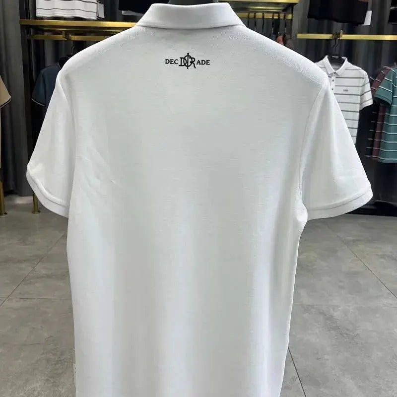 100% cotton high-end breathable short sleeve POLO shirt men 2024summer luxury brand embroidery Paul T-shirt fashion men&