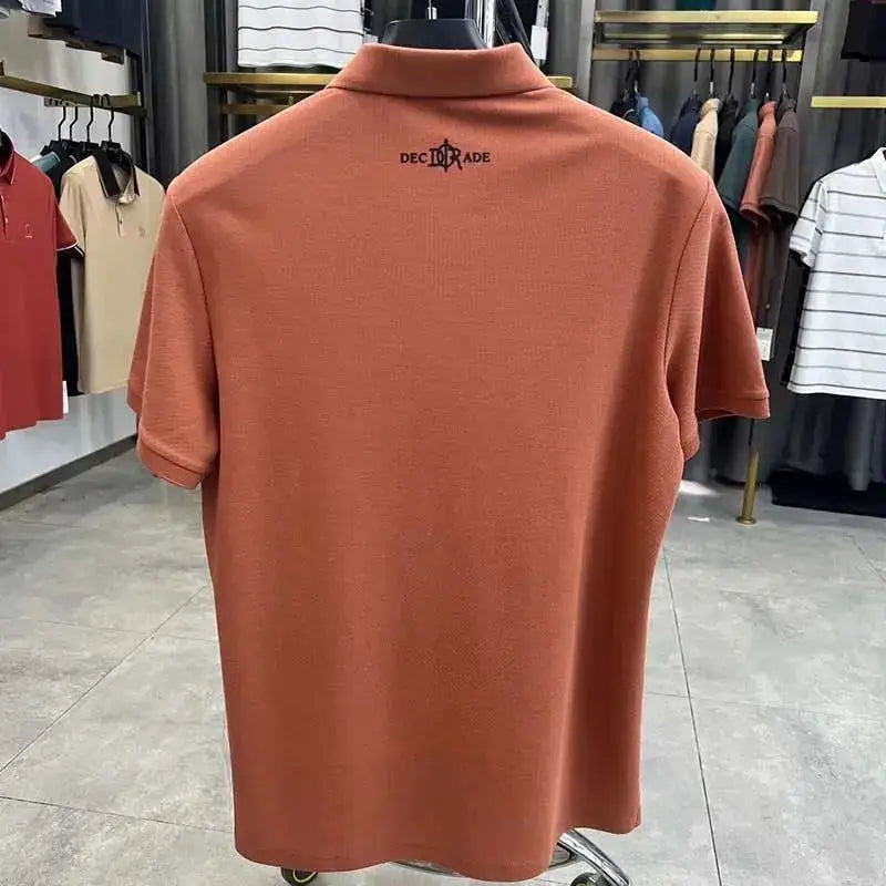100% cotton high-end breathable short sleeve POLO shirt men 2024summer luxury brand embroidery Paul T-shirt fashion men&