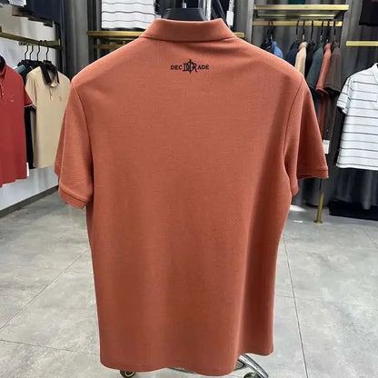 100% cotton high-end breathable short sleeve POLO shirt men 2024summer luxury brand embroidery Paul T-shirt fashion men&